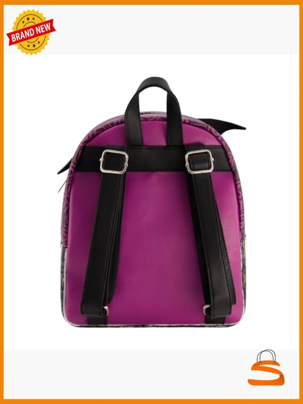 Beetlejuice Mini Backpack Small Travel Bag Purse Adjustable Straps